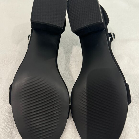 STEVE MADDEN Irene-M Black Suede Heels - Size 8 - NEW! - Picture 10 of 12